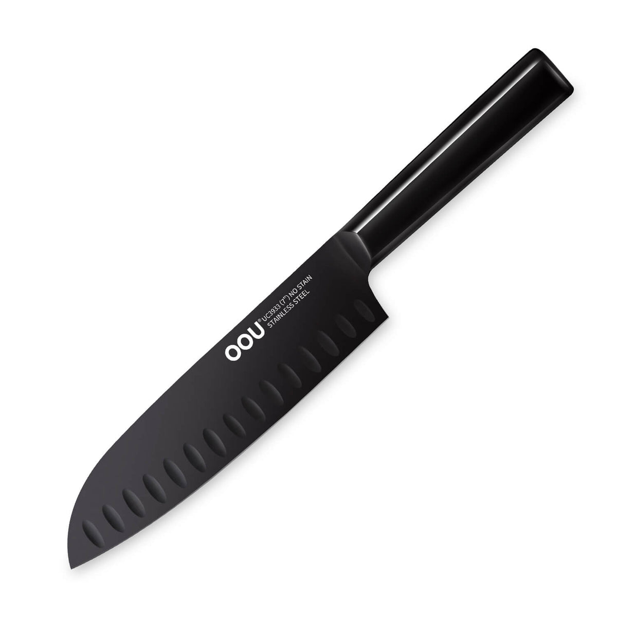 OOU Black Blade 7" Santoku Knife
